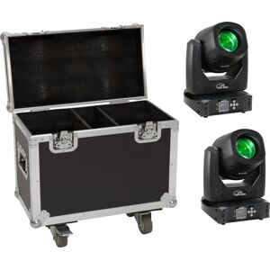 EUROLITE Set 2x LED TMH-B90 + Mallette a roulettes - Kits