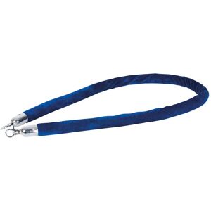 Showgear Velvet Rope Silver Hook Bleu - Produits de securite et de protection d?acces