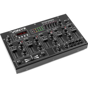 Vonyx STM2290 Console de mixage 8 canaux avec effets sonores USB/MP3/BT - Tables de mixage DJ