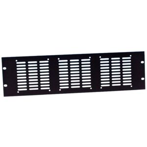 Adam Hall 19 Parts 8765 - Panneau rack 19 avec grille aeration pour 3 ventilateurs axiaux - Accessoires construction de malles