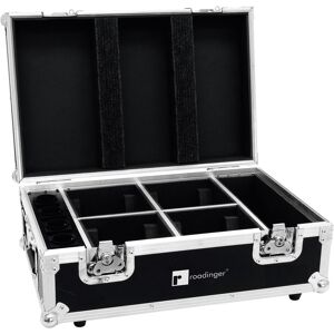 ROADINGER Flightcase 4x AKKU TL-3 Trusslight QuickDMX avec fonction de chargement - Malles