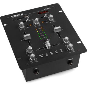 Vonyx VDJ25 Console de mixage 2 canaux avec amplificateur - Tables de mixage DJ