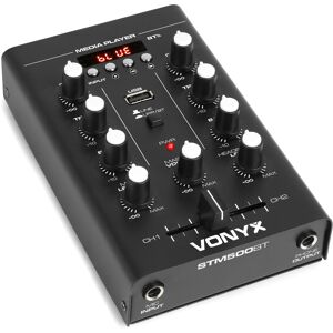 Vonyx STM500BT Table de mixage 2 canaux USB/MP3/BT - Tables de mixage DJ