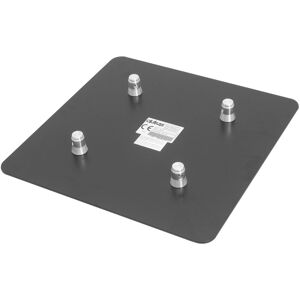 ALUTRUSS QUADLOCK Plaque d'extremite M10-Male 50cm x 50cm bk - Quadlock Structures alu 4 points