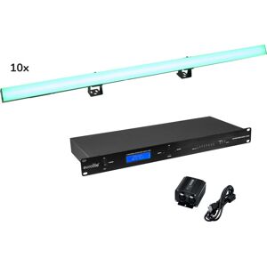 EUROLITE Set 10x LED PR-100/32 Pixel Rail DMX + Logiciel DMX - Kits