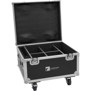 ROADINGER Flightcase 4x AKKU IP PAR 7 QCL WDMX avec fonction de charge - Malles