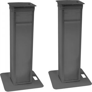 EUROLITE 2x Stand de scene variable avec housse et sac, noir - Kits