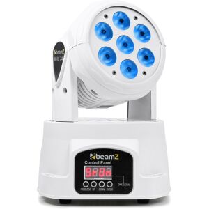 beamZ MHL74 Mini Moving Head 7x 10W LED White - Moving Head Washer - Publicité