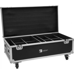 ROADINGER Flightcase 8x AKKU IP PAR 7 QCL WDMX avec fonction de chargement - Malles