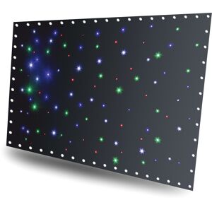 beamZ SPW96 SparkleWall LED96 RGBW 3x 2m avec contrôleur - Rideaux lumineux LED