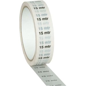 Showgear Marker / Indicator Tape Indicateur « 15 m », blanc - Rubans adhesifs et plus encore