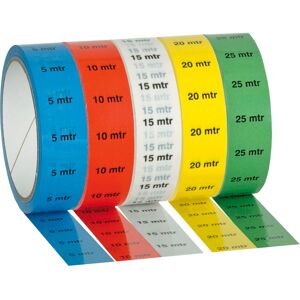 Showgear Marker / Indicator Tape Indicateur « 5 m », bleu - Rubans adhesifs et plus encore