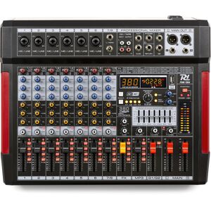 Power Dynamics PDM-T804 Stage Mixer 8-Channel DSP/MP3 - Tables de mixage en direct