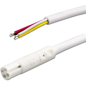 ISOLED Cable de connexion RVB mini-prise male, 1 m, a 4 pôles, IP42, blanc, max. 48V - Accessoires divers