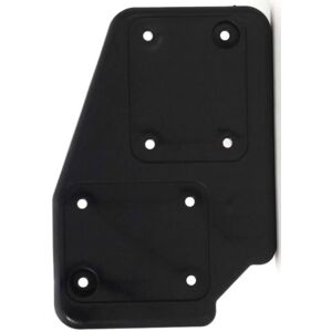 Adam Hall Hardware 38085 L - Platine de Renfort polyamide noir cote gauche - Accessoires construction de malles