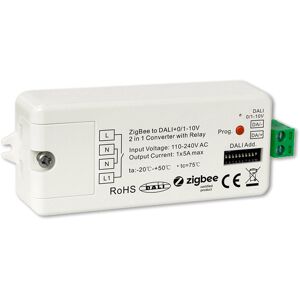 ISOLED Convertisseur de signaux ZIGBEE vers DALI DT6/DT8 ou 0/1-10V + relais de commutation 5A - Accessoires divers