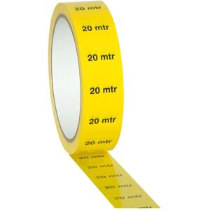 Showgear Marker / Indicator Tape Indicateur « 20 m », jaune - Rubans adhesifs et plus encore