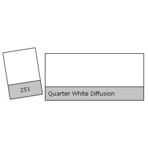 Lee Filter Roll 251 Qu. Wh. Diff. Quarter White Diffusion