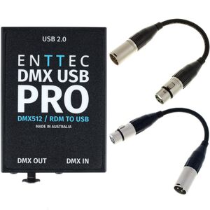 Enttec DMX USB Pro Interface Bundle Noir