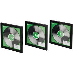 Fun Generation 12 Record Frame black Noir