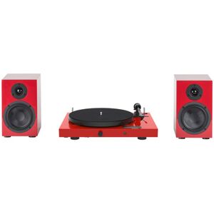 Pro-Ject Juke Box E1 HiFi Set red Rouge haute brillance