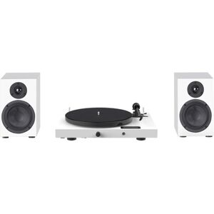 Pro-Ject Juke Box E1 HiFi Set white Blanc haute brillance