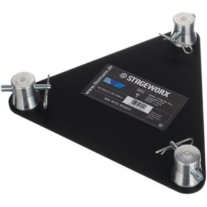 Stageworx DT23B-BP Deco Truss Base Plate Noir