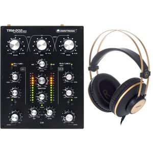 Omnitronic TRM-202 MK3 HP Bundle