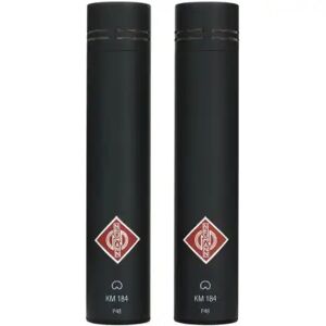 Neumann Microphones a Petite Membrane/ KM 184 STEREO SET BLACK