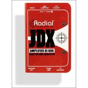 Radial SIMULATEUR HAUT-PARLEUR/ JDX REACTOR DI ACTIVE POUR GUITARE