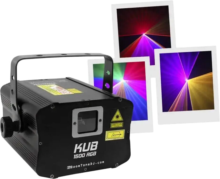 MACHINE LASER MULTICOLORE - KUB 1500 RGB - BOOMTONE DJ