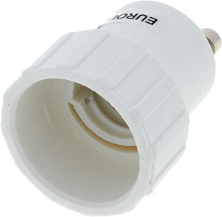 Eurolite Socket Adapter GU-10 auf E-14 Blanc