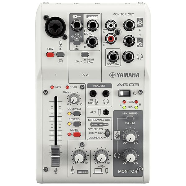 yamaha mixer usb  ag03mk2w