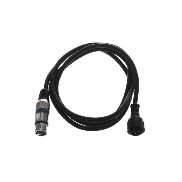 stairville ip65 adapter cable dmx out 1m nero