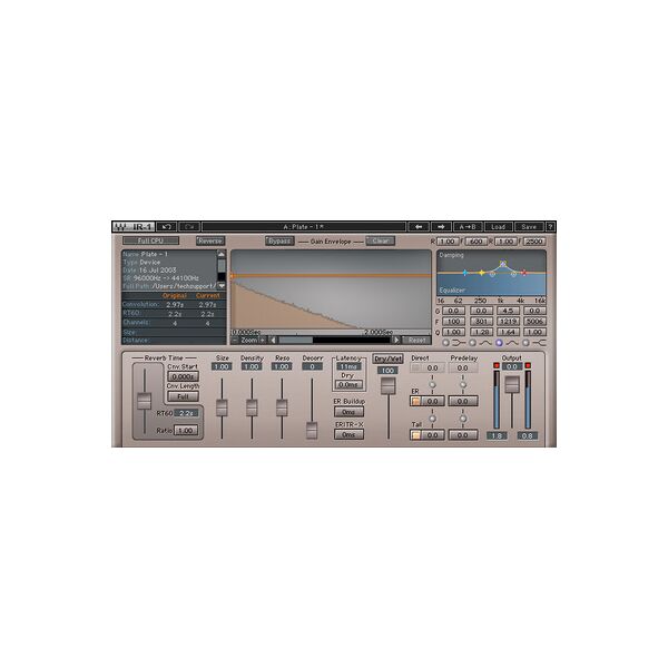 waves ir1 convolution reverb