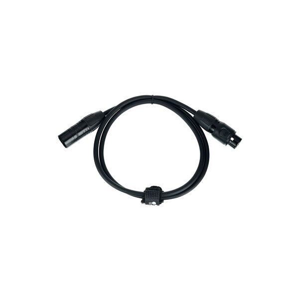 stairville pdc3bk ip65 dmx cable 1m 3pin
