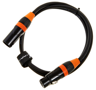 Stairville PDC5CC DMX Cable 1,0 m 5 pin arancione