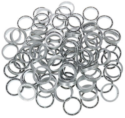 Stairville Snap Protector Ring Si 100pcs Silver