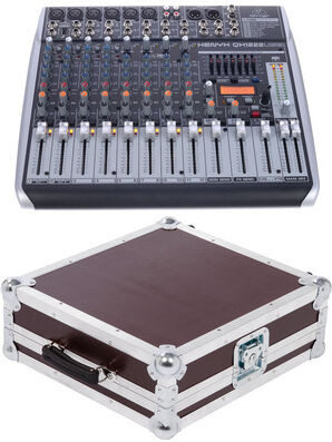 Behringer Xenyx QX1222USB Case Bundle