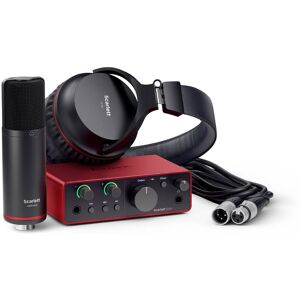 Focusrite Scarlett Solo STUDIO Gen4, inkl mikrofon og hodetelefon