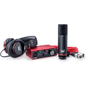 Focusrite Scarlett Solo Gen3 Bundle med lydkort, mikrofon, hodetlf og software