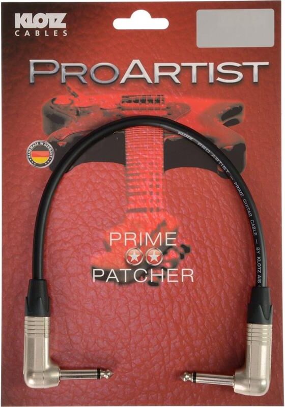 Klotz Pron003rr Pro Artist Ubalansert Pedal Patch M Vinkel Jack 30 Cm