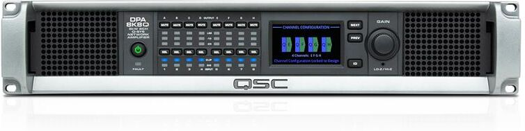 QSC 8-Channel 1000w Q-Sys Network Amplifier