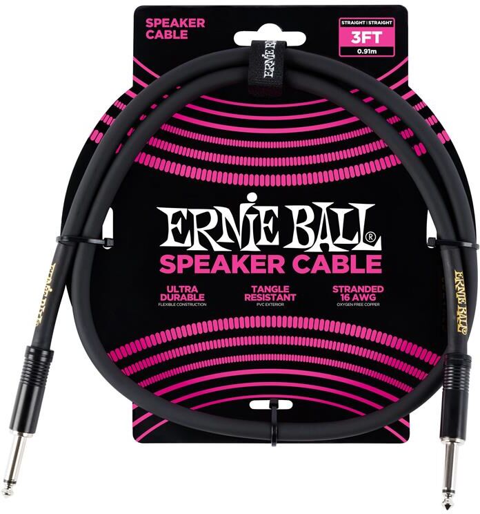 Ernie Ball Eb-6071 Superior Speaker Cable, 90 Cm