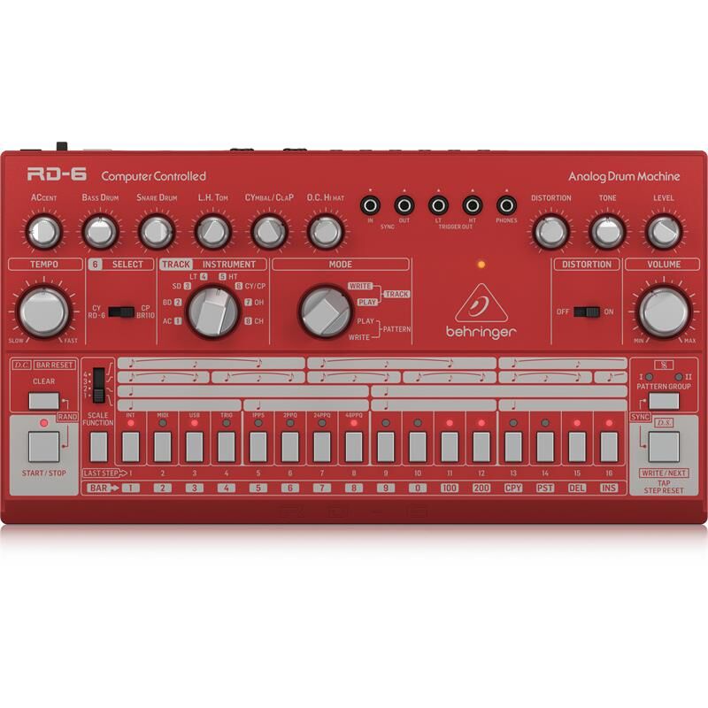 Behringer Rd-6-Rd Klassisk Analog Trommemaskin