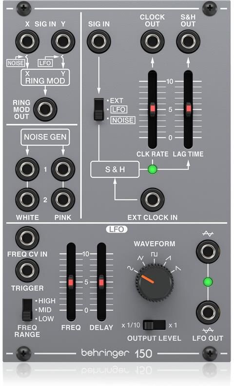 Behringer 150 Ring Mod/noise/s&h/lfo; 100 Series