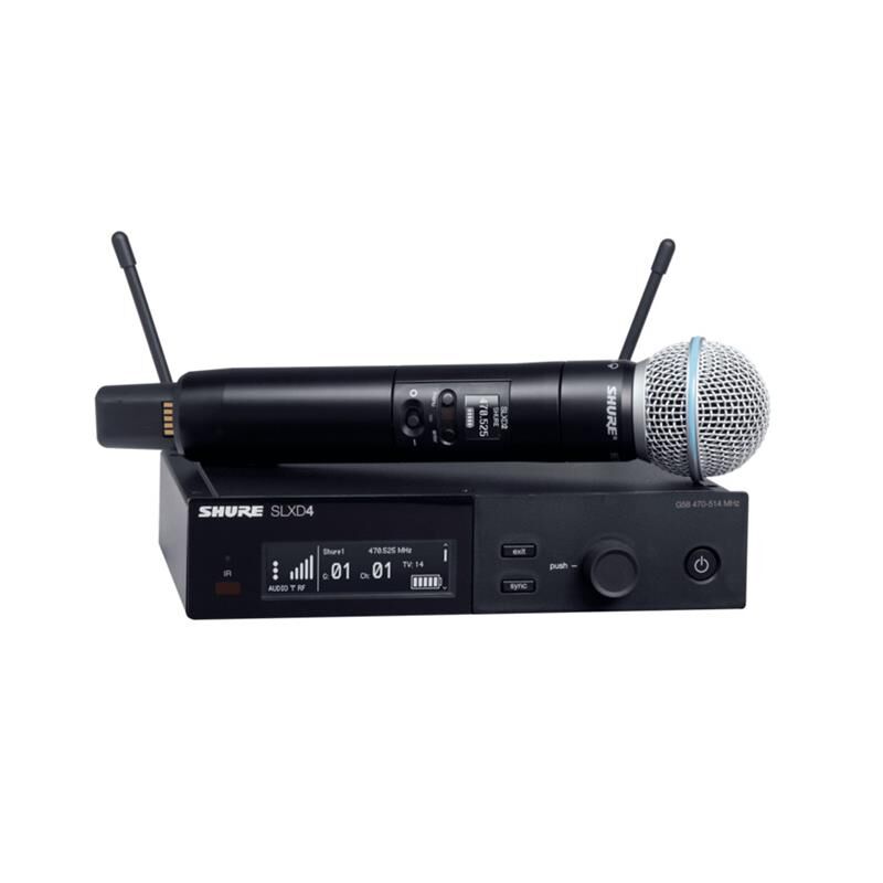 Shure Slx-D Handheld System Beta58a Microphone - 823-865mhz