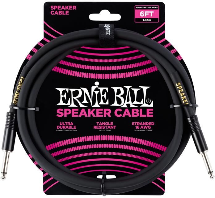 Ernie Ball Eb-6072 Superior Speaker Cable, 1,8 Meter