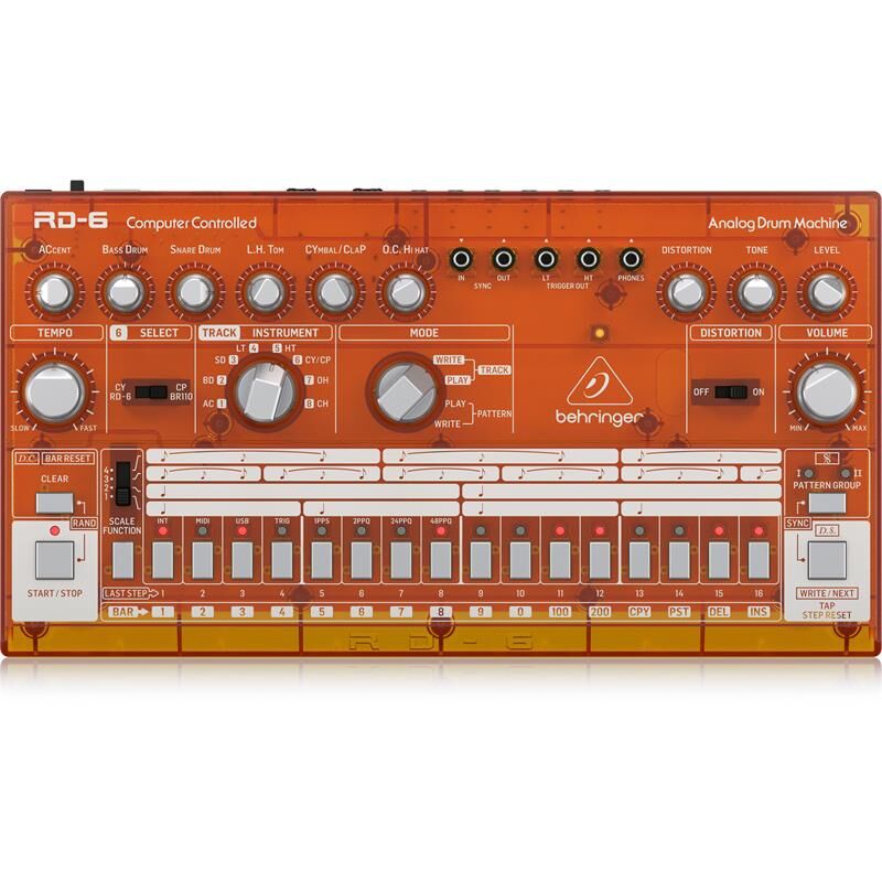 Behringer Rd-6-Tg Klassisk Analog Trommemaskin