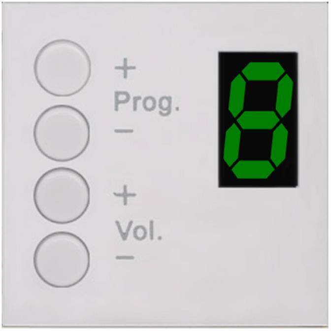 Audac Mwx 45 W - Wall Panel Controller For Aumtx 48 / 88 Whi